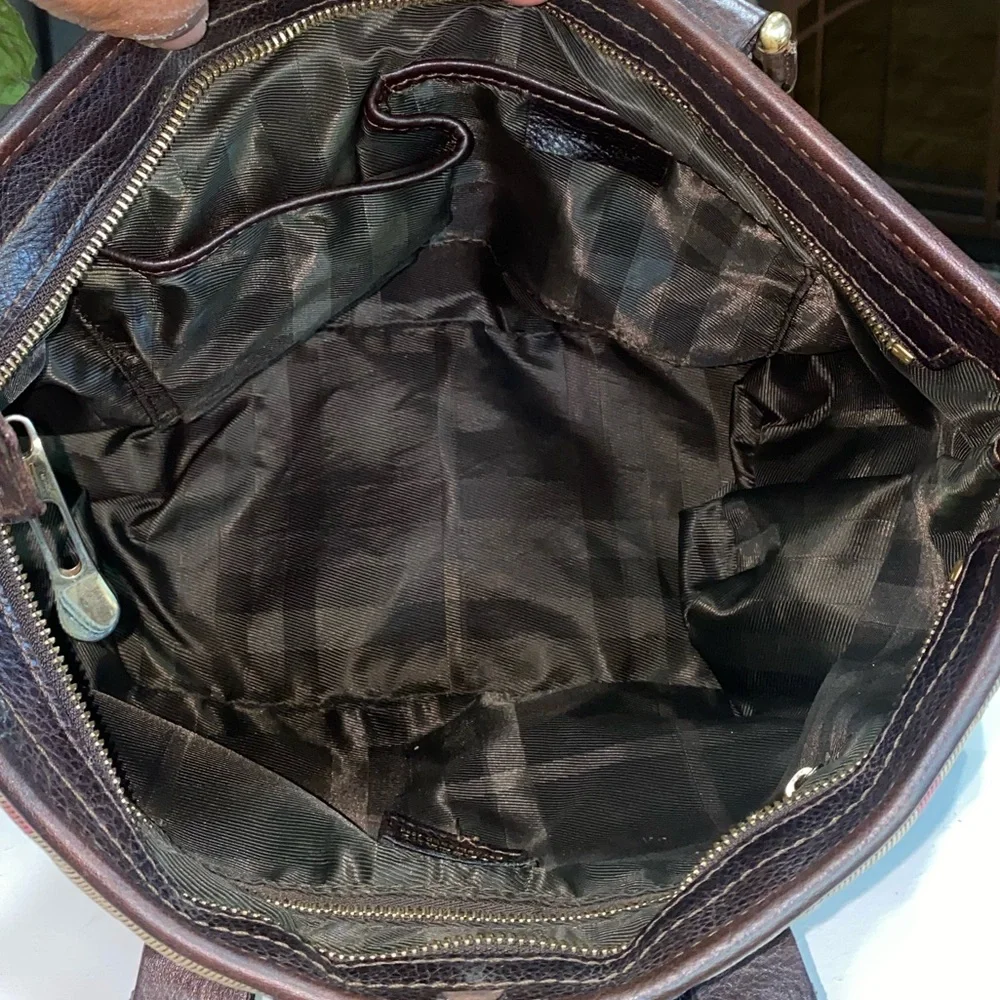 Burberry Beige and Brown Plaid Shoulder Bag - Picture 15 of 16